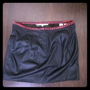 Rachel Roy pinstripe miniskirt